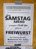  BTT2006 : Freiwurst anstatt Freibier ;-) 