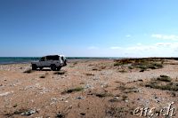 Übernachtungsplatz am Kaspischen Meer