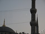  Mondsichel und Sultan-Ahmed Moschee 