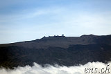 Blick von Waimea zum Mauna Kea Observatory