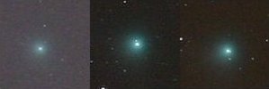  Das grüne Koma des Kometen C/2004 Q2 Machholz 
