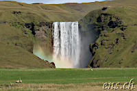 Skogafoss with almost no people ...