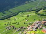  Der Landeplatz unterhalb des Dorfes 