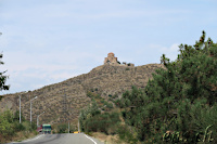 Blick zum Kloster Dschwari (Jvari)