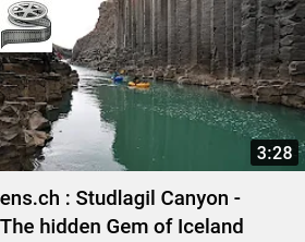 Studlagil Canyon - The hidden Gem of Iceland  - ens.ch_youtube_video