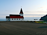 Vik - Church with Reynisdrangar