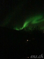 Polarlight (Aurora Borealis) near Akureyri (iPhone - Photo)