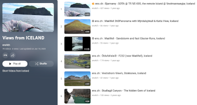 Videos from Iceland