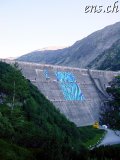 Melisande an der Grimsel-Staumauer