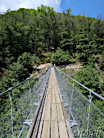 Ponte Tibetano - Blick zurück