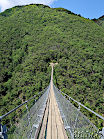 Ponte Tibetano - Blick zurück