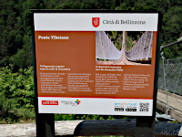 Ponte Tibetano - Infotafel