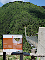 Ponte Tibetano - Blick zurück