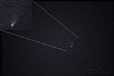 14. April 2013, 22:19 Uhr<br />Komet C/2011 L4 PanSTARRS : Stack mit DSS 3.3.2 aus 12 Lightframes und 12 Darkframes<br />je 400mm, F5.6, ISO 6400, 2 Sek.