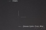  18. Mai 2013, 23:37 Uhr <br />Komet C/2011 L4 PanSTARRS <br />100mm, F5.6, ISO 800, 180 Sek. <br /> " kein Crop " 
