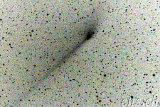  19. Mai 2013, 00:41 Uhr <br />Komet C/2011 L4 PanSTARRS <br />400mm, F5.6, ISO 800, 45 Sek. <br />" Inverse & Enhanced Crop " 