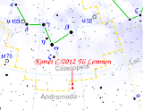  Komet C/2012 F6 Lemmon : Position vom 18. Juni 2013 