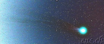 Komet C/2014 Q2 Lovejoy in Falschfarben<br />12. Januar 2015, 22:44 Uhr<br />Canon EF 200mm f/2.8 L II USM<br /> @f2.8, 200mm, ISO 1600, 76 Sek.
