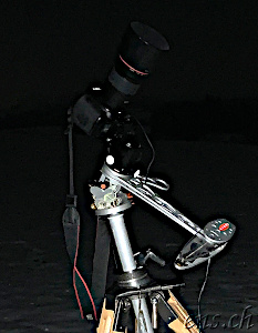 AstroTrac mit der Canon EOS 5D Mark III und dem EF 200mm f/2.8 L II USM