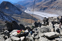 HB/VS-110 Eggishorn with the Aletsch Glacier