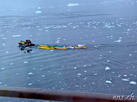 Das Kayak-Team macht sich bereit :)