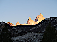 ... mein Hotelzimmer-Blick in El Chalten auf den Fitz Roy :)