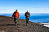 Beim Vulkan Osorno, im Hintergrund der Lago Llanquihue